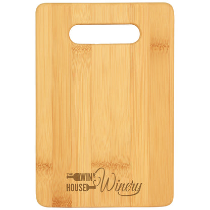 Bamboo Rectangle Cutting Boards with Handles - Multiple Sizes