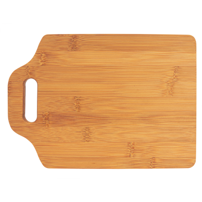 Natural Bamboo Cutting Board with Handle