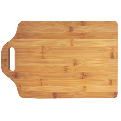 Natural Bamboo Cutting Board with Handle