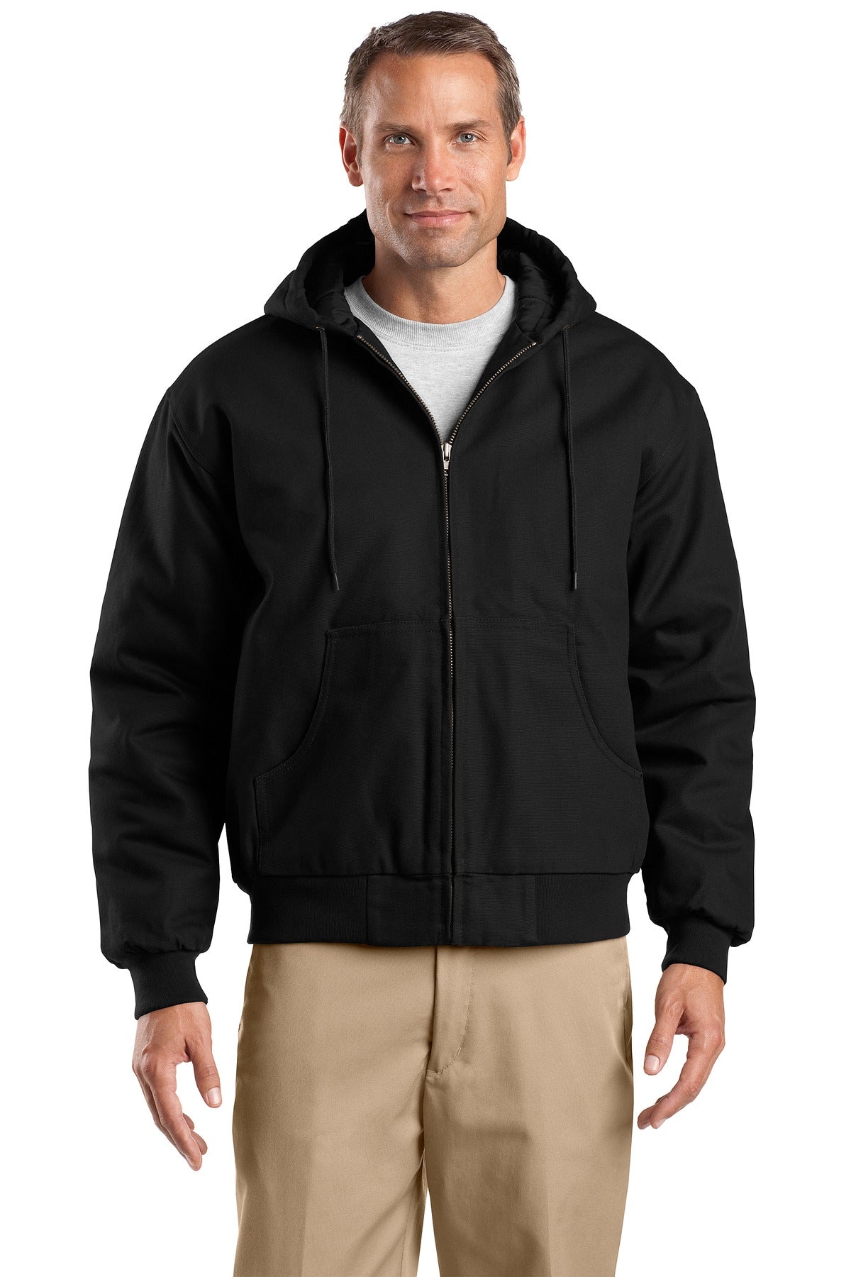 CornerStone® Tall Duck Cloth Hooded Work Jacket