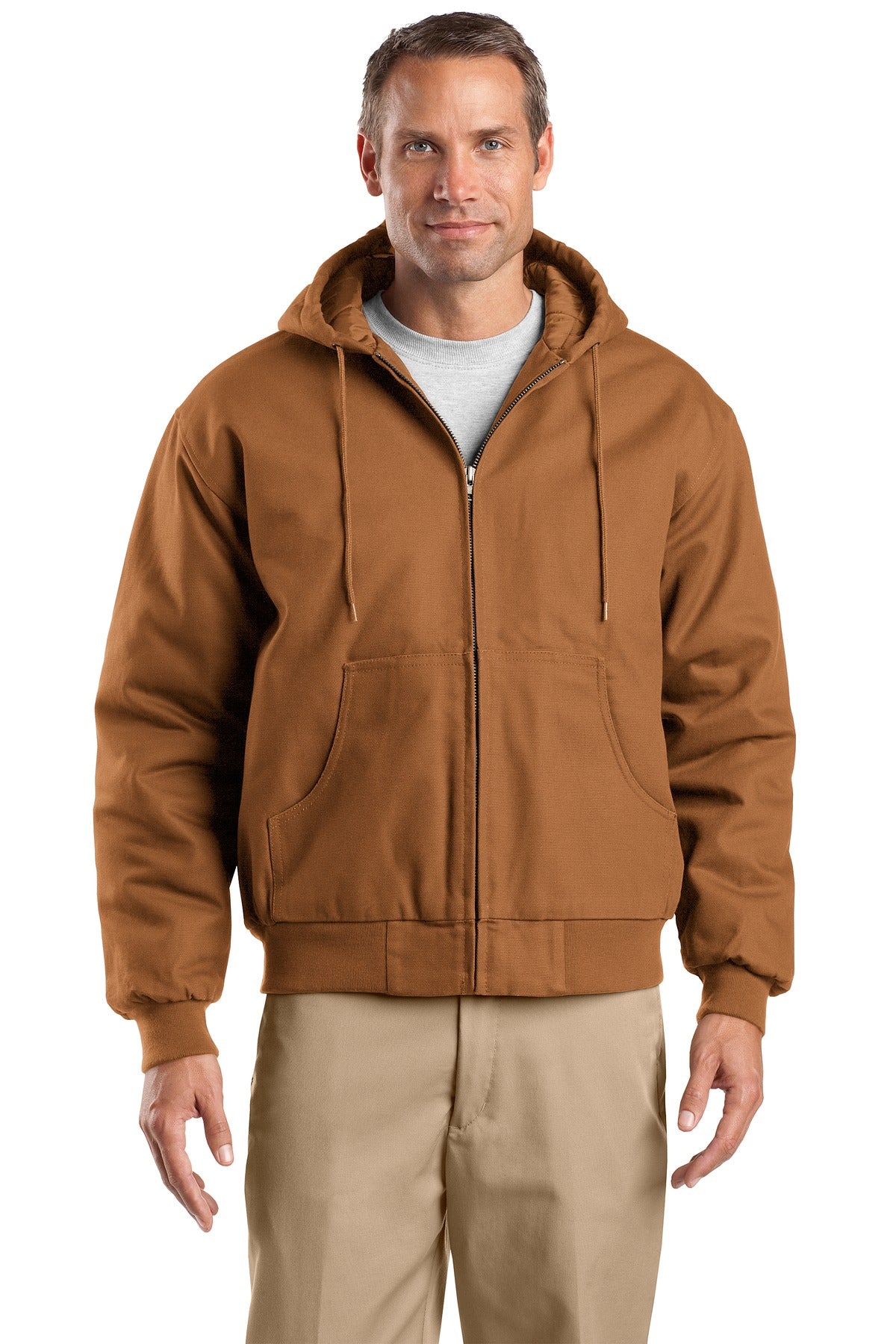 CornerStone® Tall Duck Cloth Hooded Work Jacket