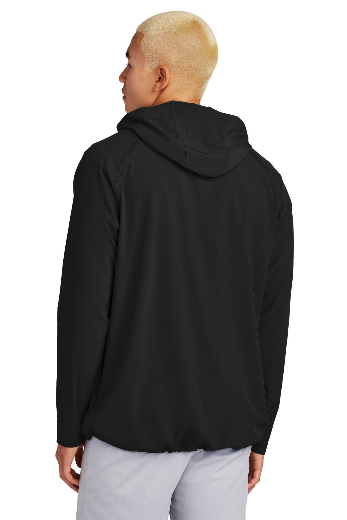 Sport-Tek® Repeat 1/2-Zip Long Sleeve Hooded Jacket