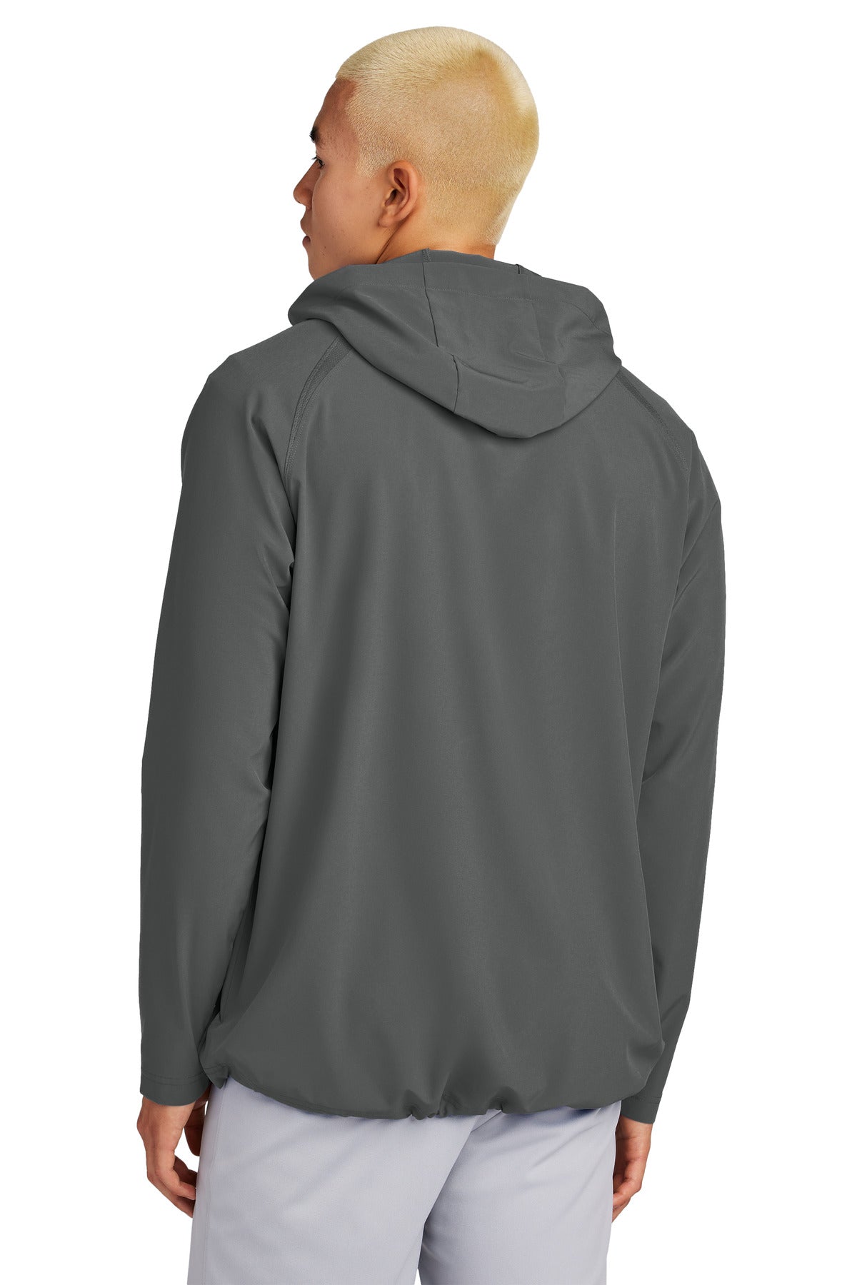 Sport-Tek® Repeat 1/2-Zip Long Sleeve Hooded Jacket