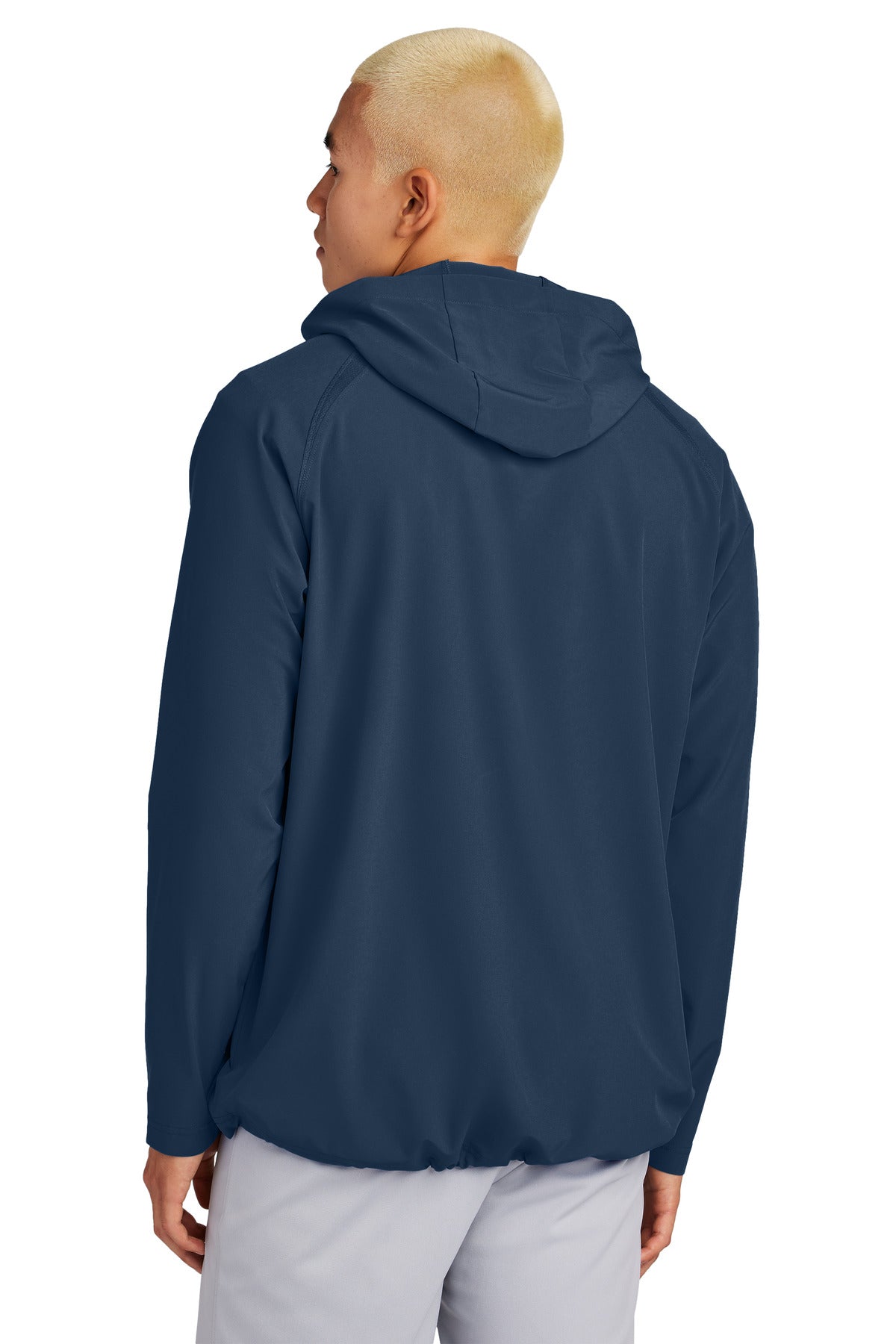 Sport-Tek® Repeat 1/2-Zip Long Sleeve Hooded Jacket