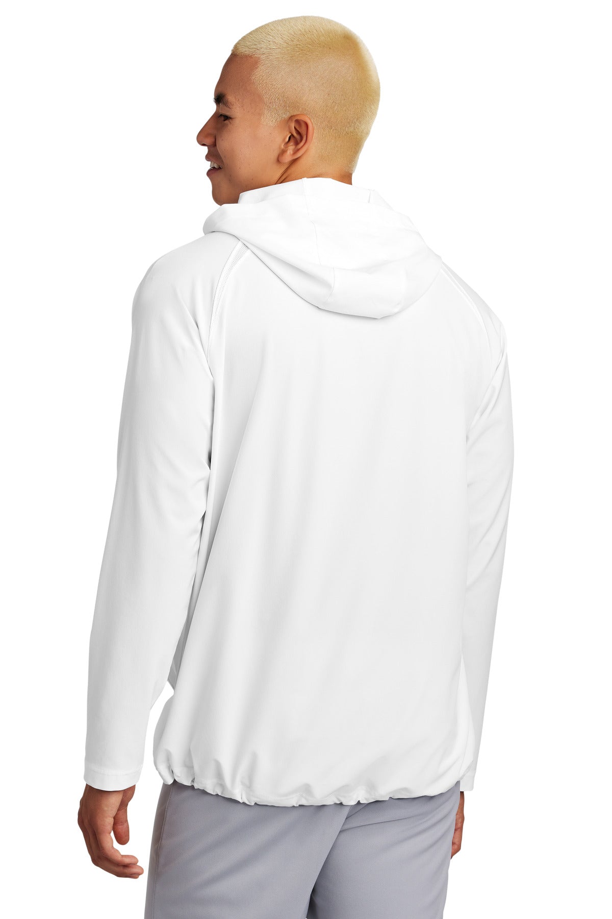 Sport-Tek® Repeat 1/2-Zip Long Sleeve Hooded Jacket