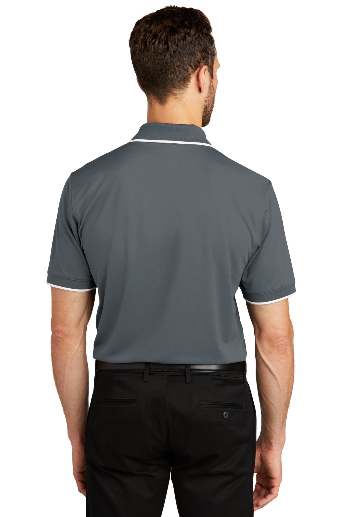 Port Authority® Dry Zone® UV Micro-Mesh Tipped Polo