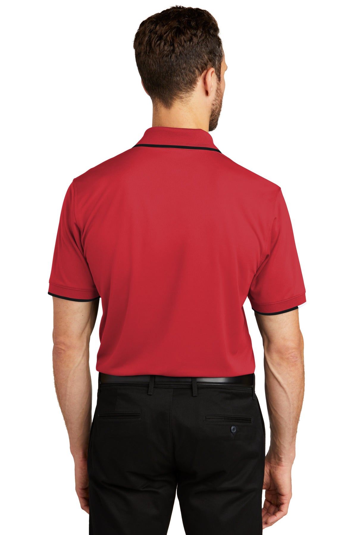 Port Authority® Dry Zone® UV Micro-Mesh Tipped Polo