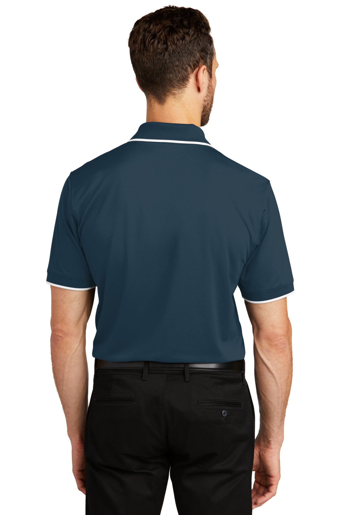 Port Authority® Dry Zone® UV Micro-Mesh Tipped Polo