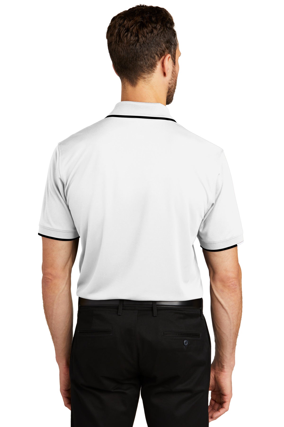 Port Authority® Dry Zone® UV Micro-Mesh Tipped Polo