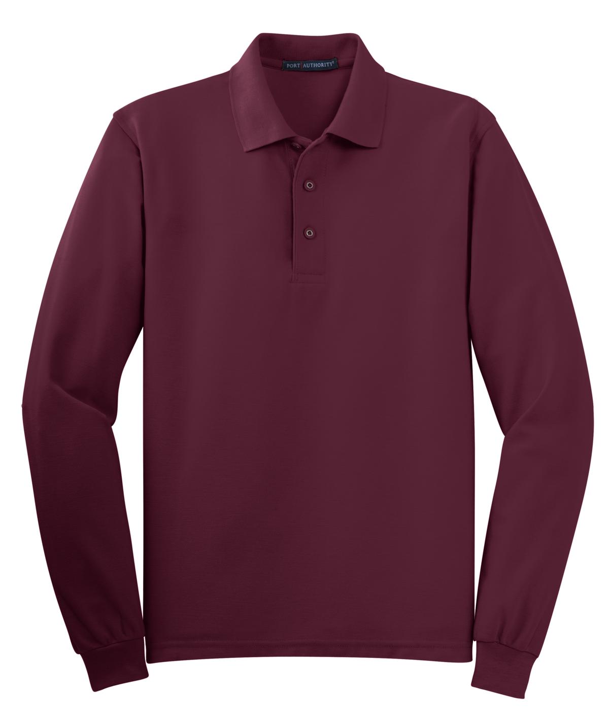 Port Authority® Silk Touch Long Sleeve Polo