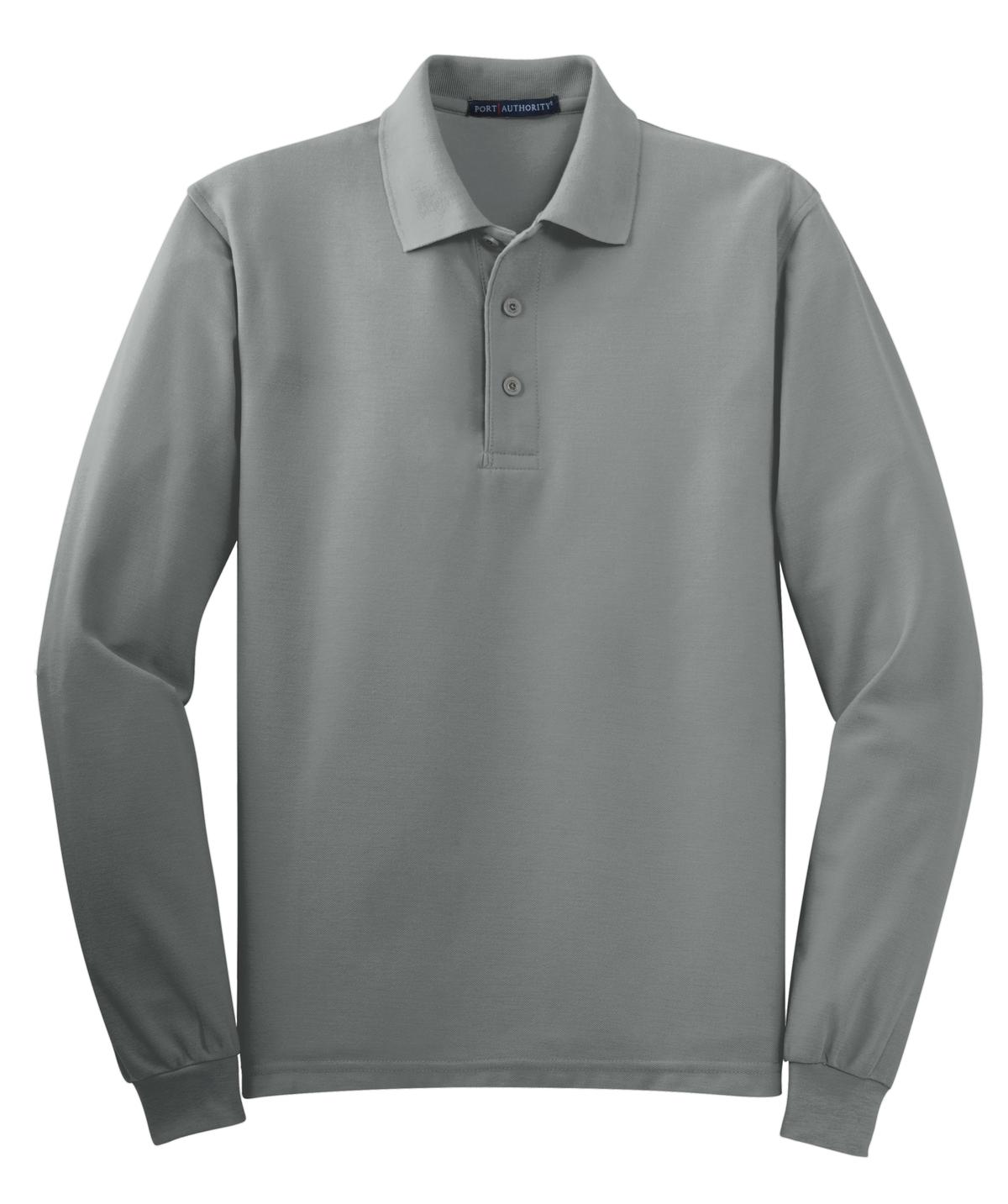 Port Authority® Silk Touch Long Sleeve Polo