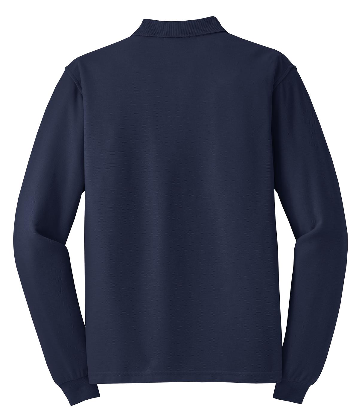 Port Authority® Silk Touch Long Sleeve Polo