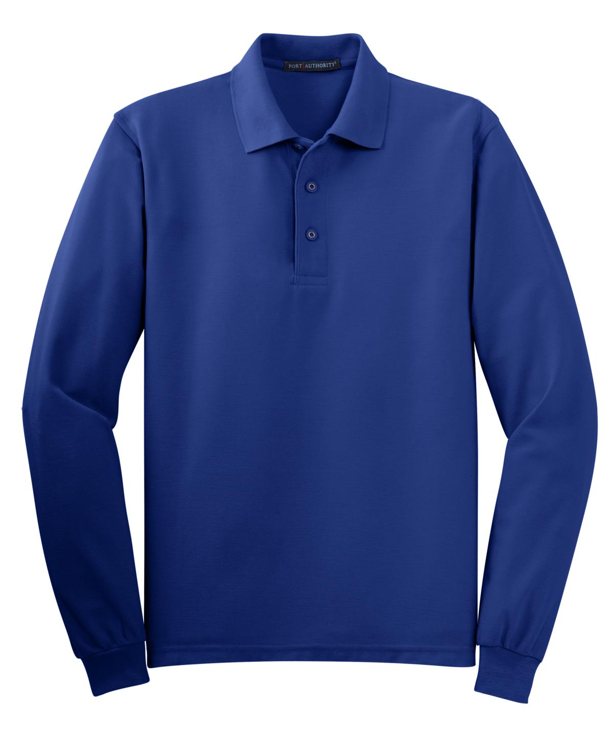 Port Authority® Silk Touch Long Sleeve Polo