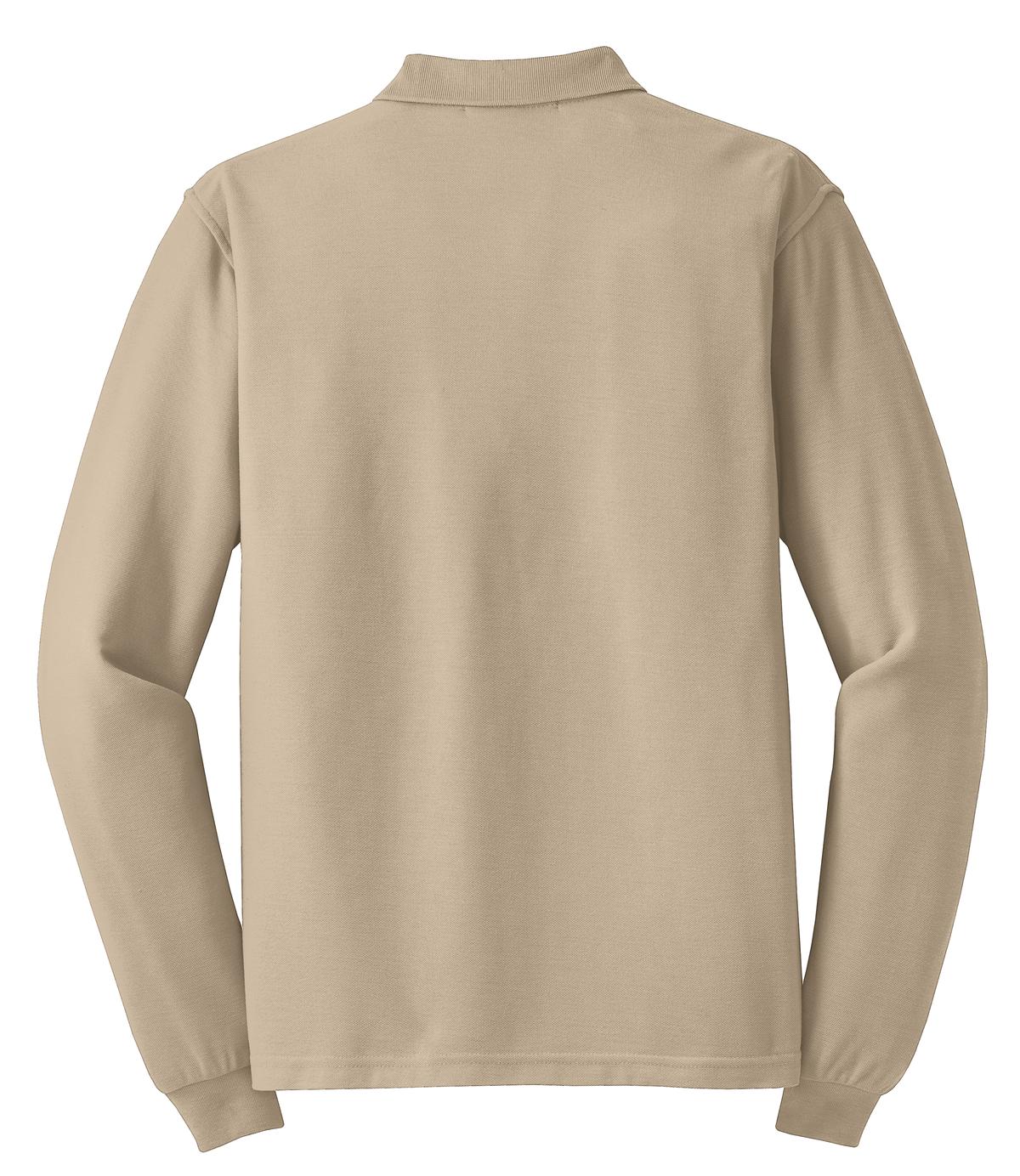 Port Authority® Silk Touch Long Sleeve Polo