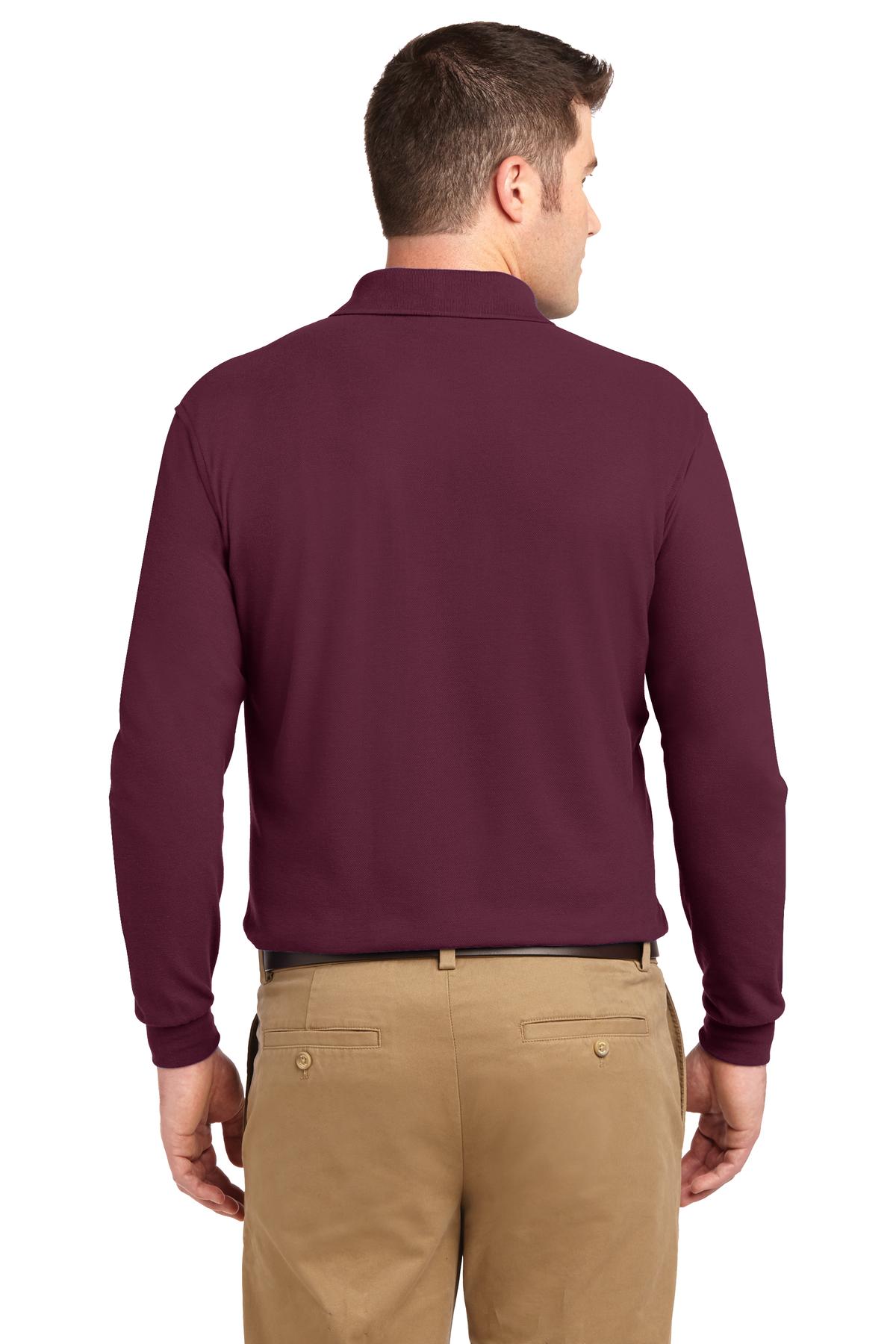 Port Authority® Silk Touch Long Sleeve Polo