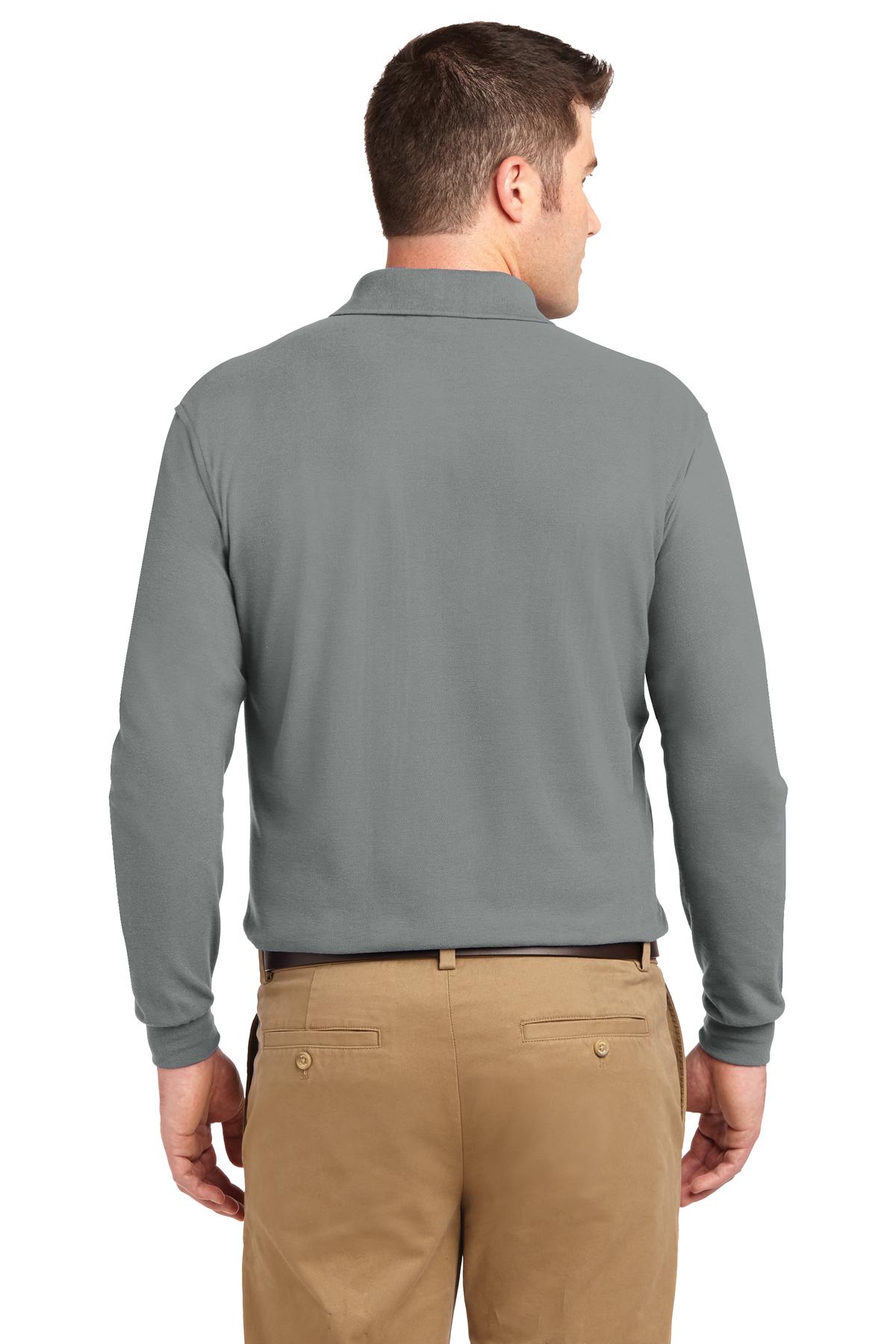 Port Authority® Silk Touch Long Sleeve Polo