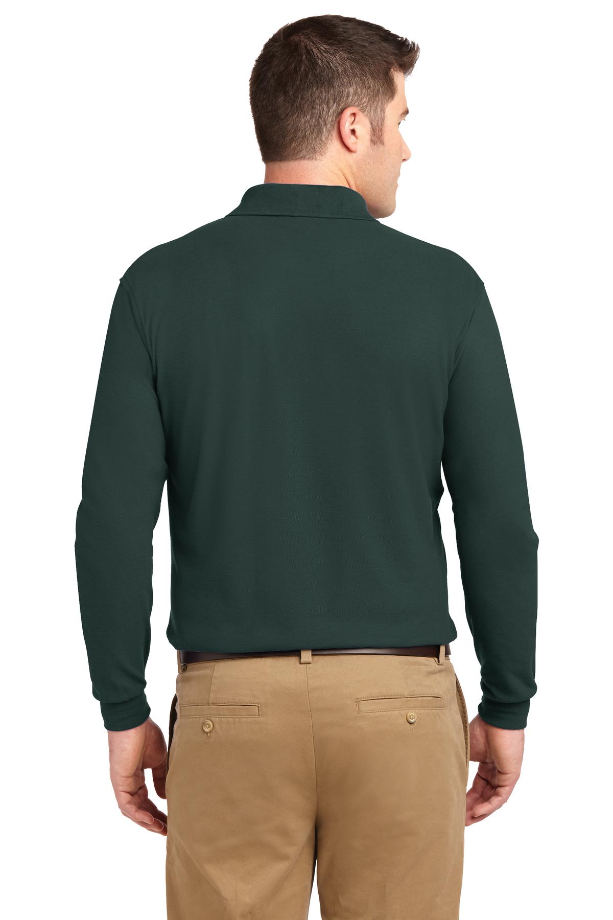 Port Authority® Silk Touch Long Sleeve Polo