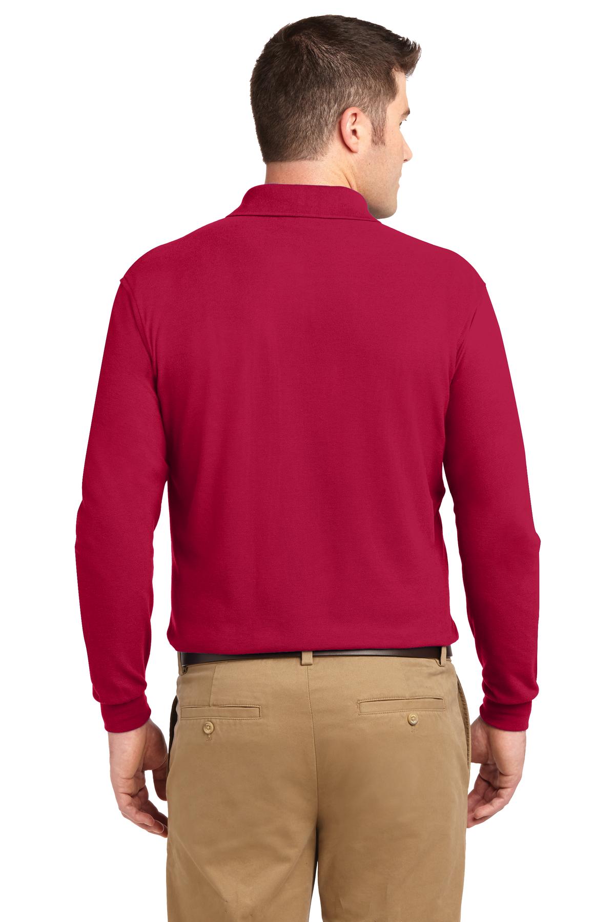 Port Authority® Silk Touch Long Sleeve Polo