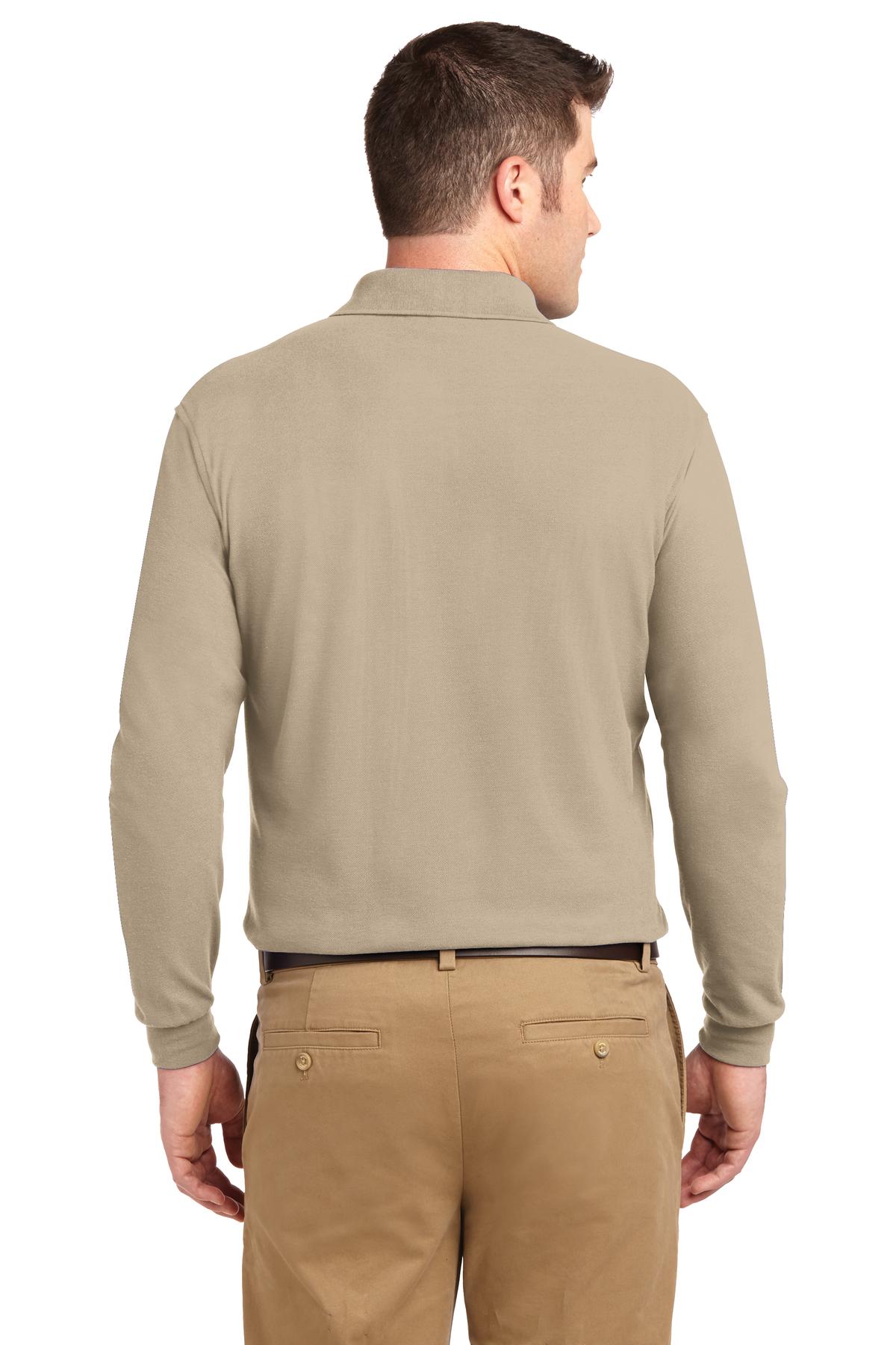 Port Authority® Silk Touch Long Sleeve Polo