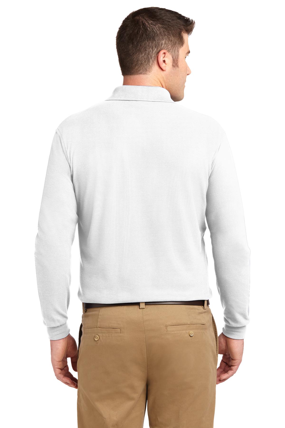 Port Authority® Silk Touch Long Sleeve Polo