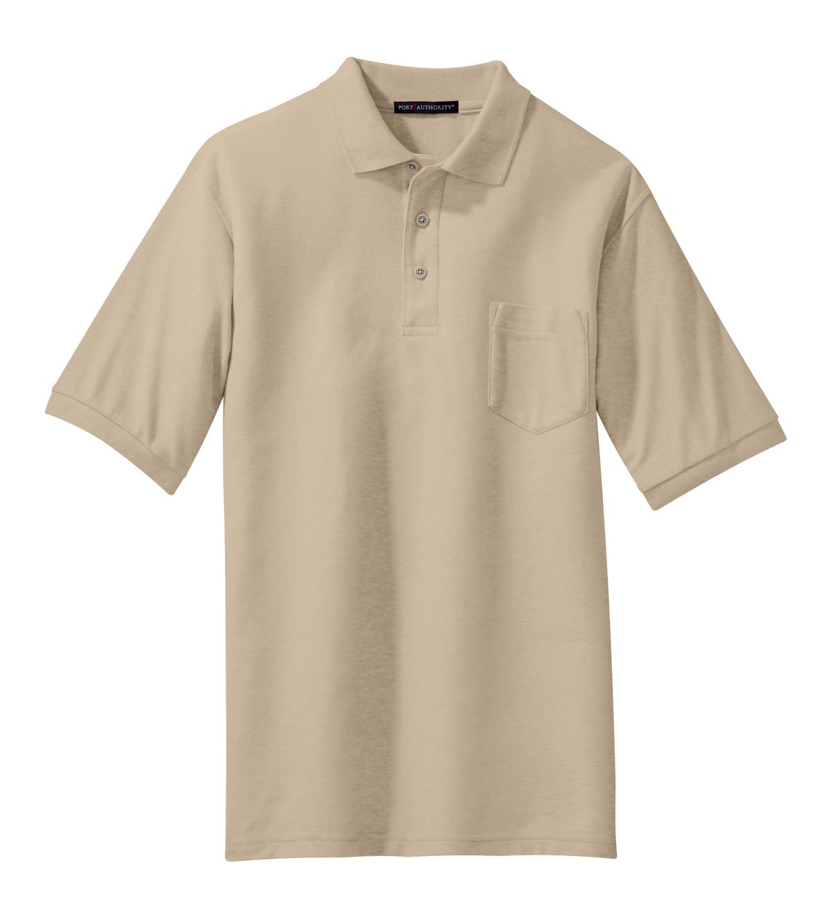 Port Authority® Silk Touch Polo with Pocket