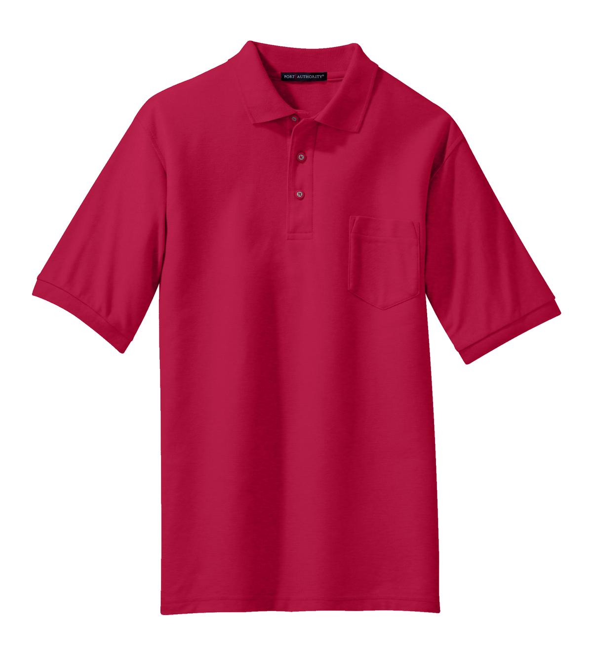 Port Authority® Silk Touch Polo with Pocket