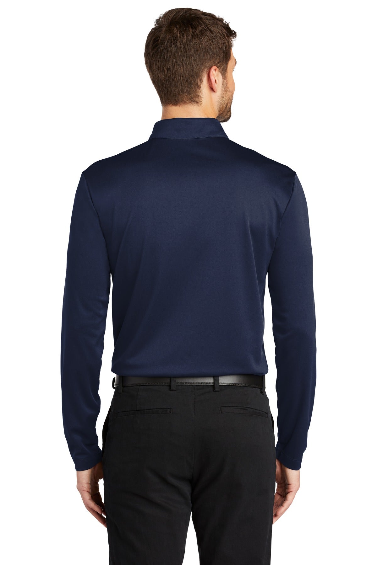 Port Authority® Silk Touch Performance Long Sleeve Polo