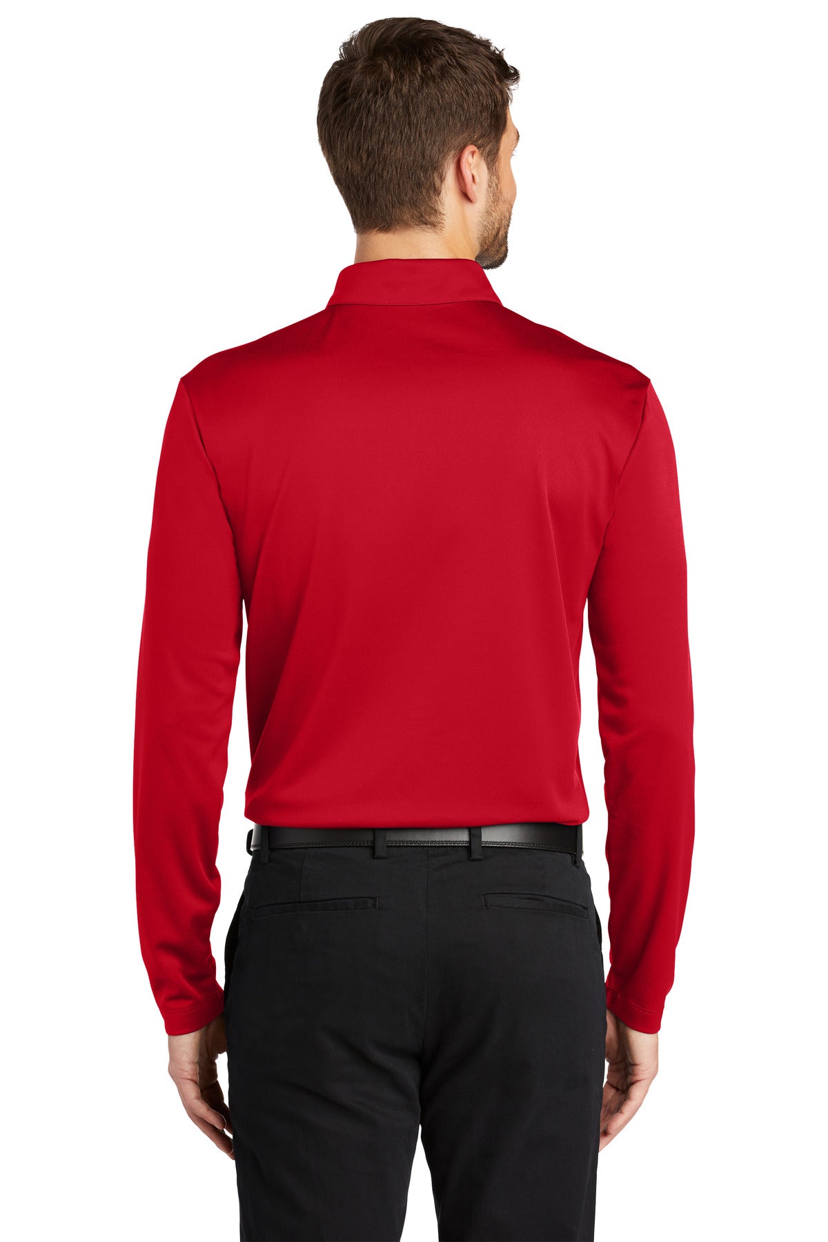 Port Authority® Silk Touch Performance Long Sleeve Polo