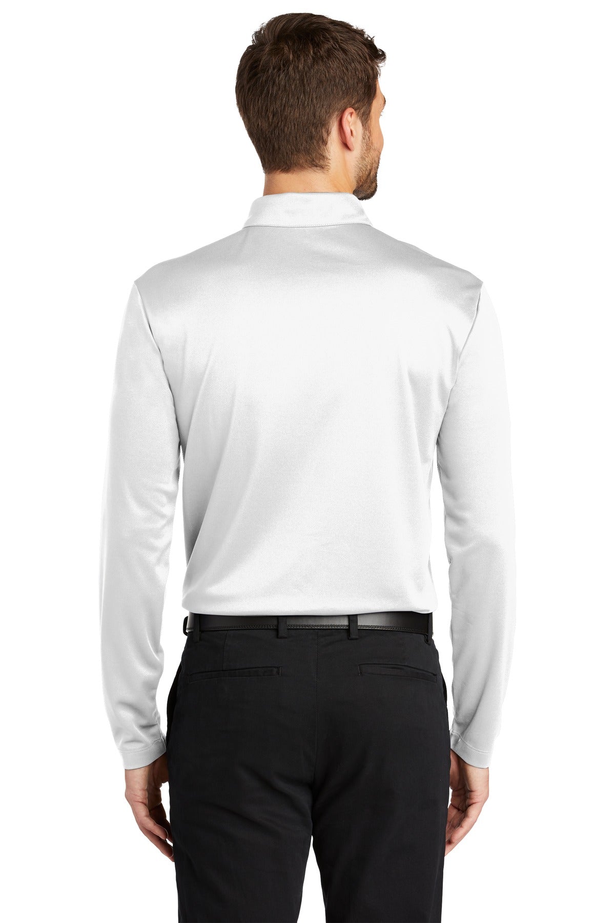 Port Authority® Silk Touch Performance Long Sleeve Polo