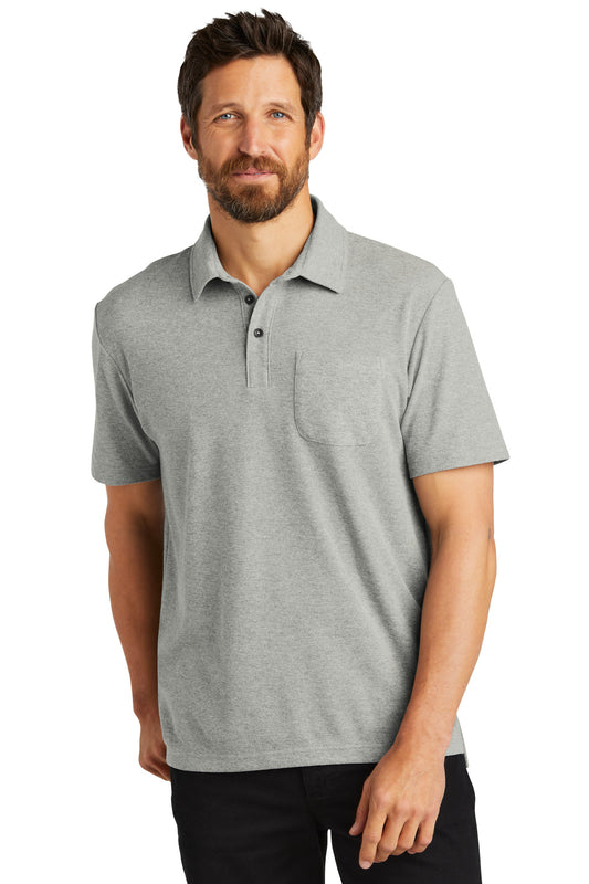 Port Authority® C-FREE® Cotton Blend Pique Pocket Polo