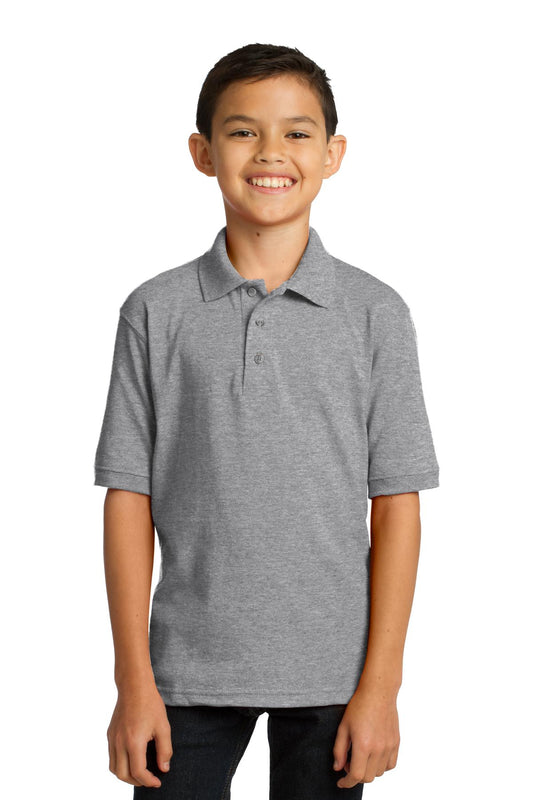 Port & Company® Youth Core Blend Jersey Knit Polo