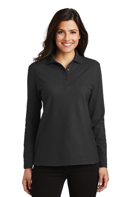 Port Authority® Women's Silk Touch Long Sleeve Polo