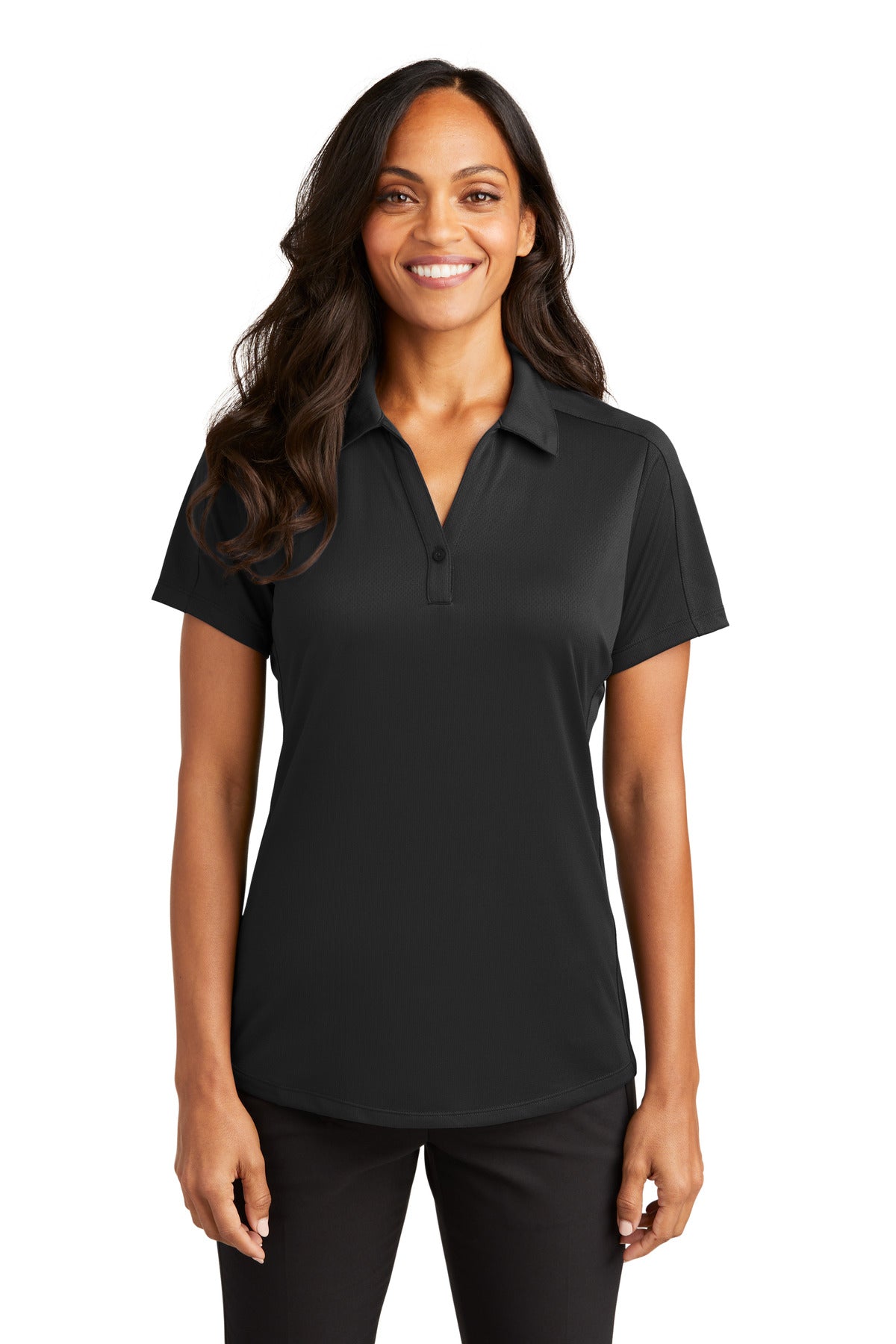 Port Authority® Women's Diamond Jacquard Polo