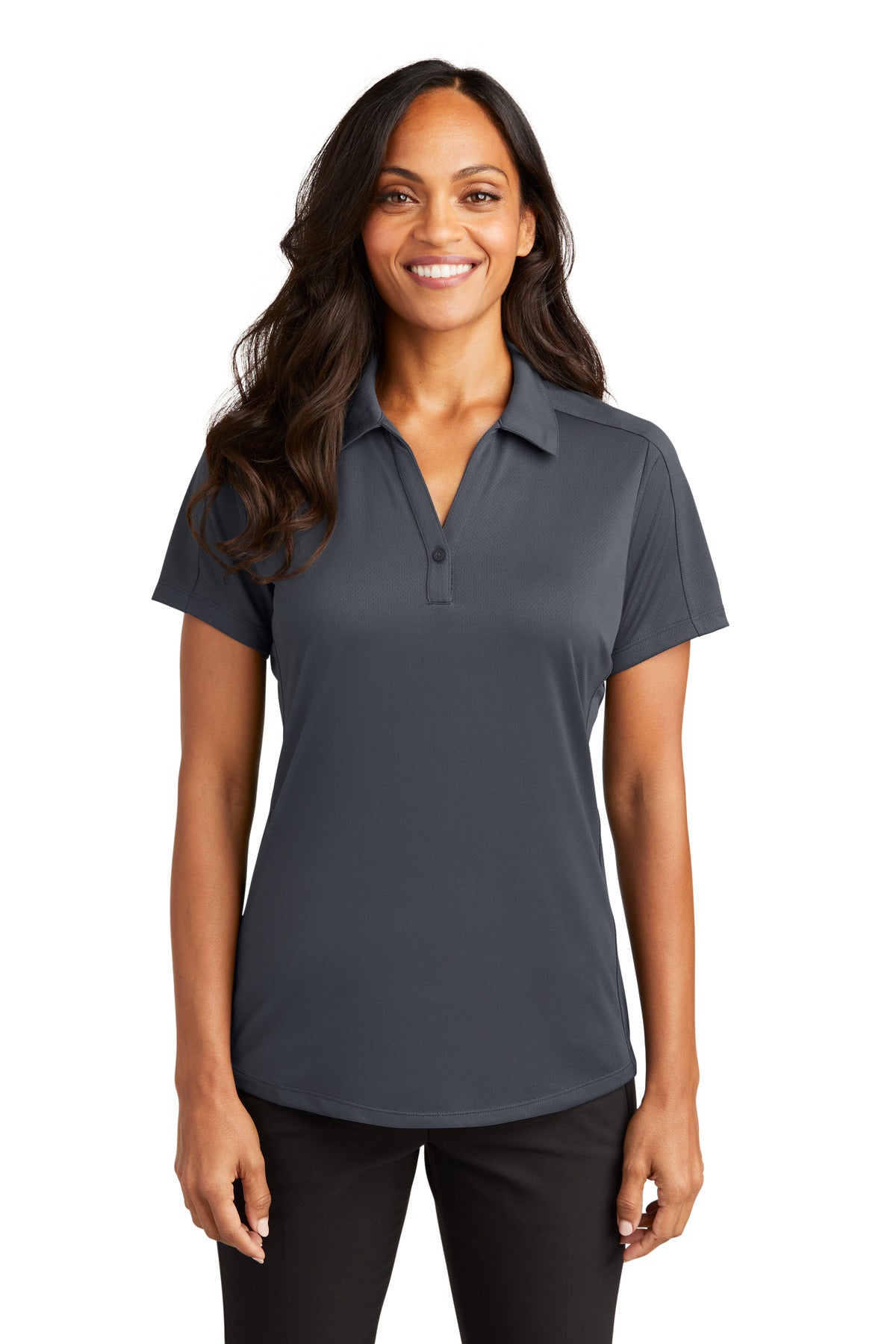 Port Authority® Women's Diamond Jacquard Polo