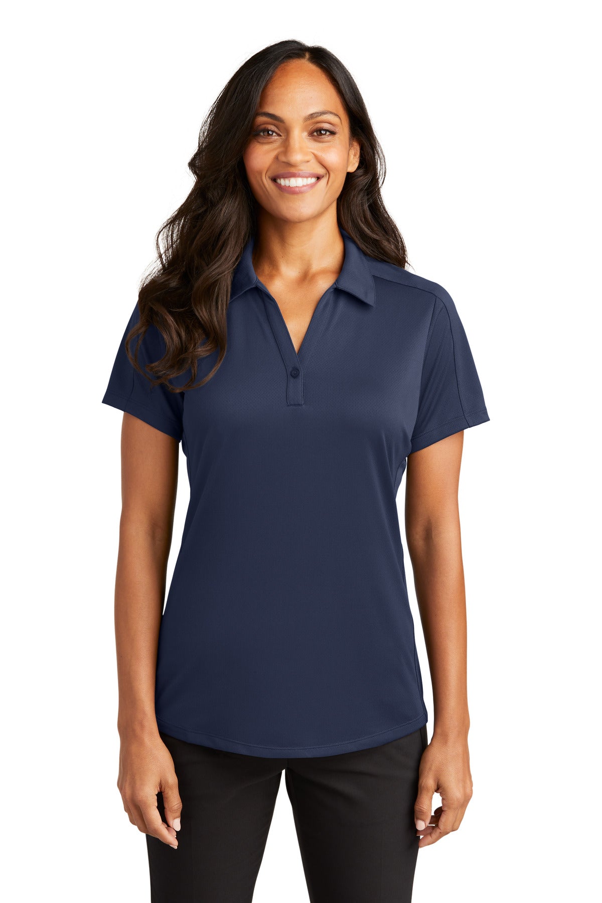 Port Authority® Women's Diamond Jacquard Polo