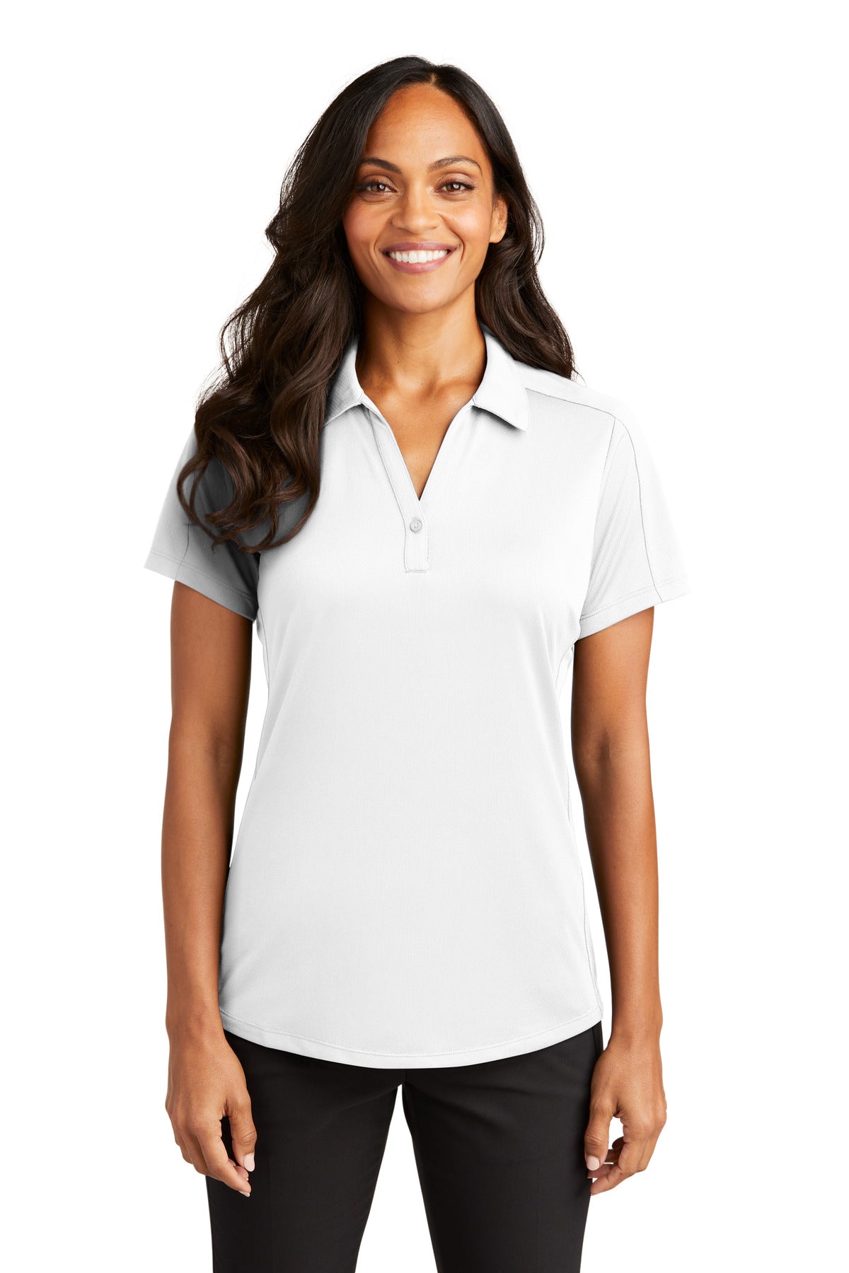 Port Authority® Women's Diamond Jacquard Polo