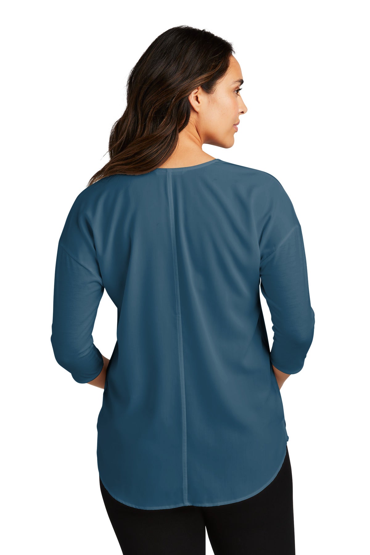 Port Authority® Women's Concept 3/4-Sleeve Soft Split Neck Top