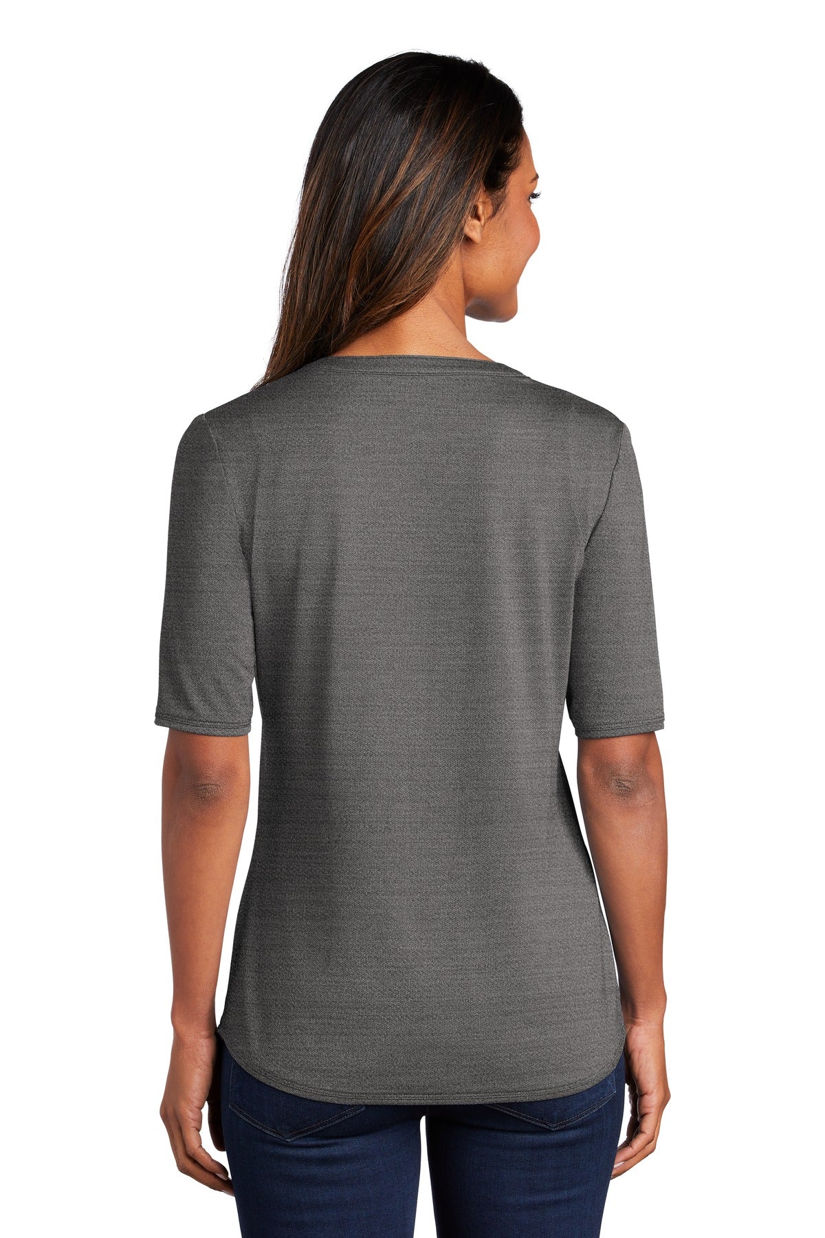 Port Authority® Women's Stretch Heather Open Neck Top