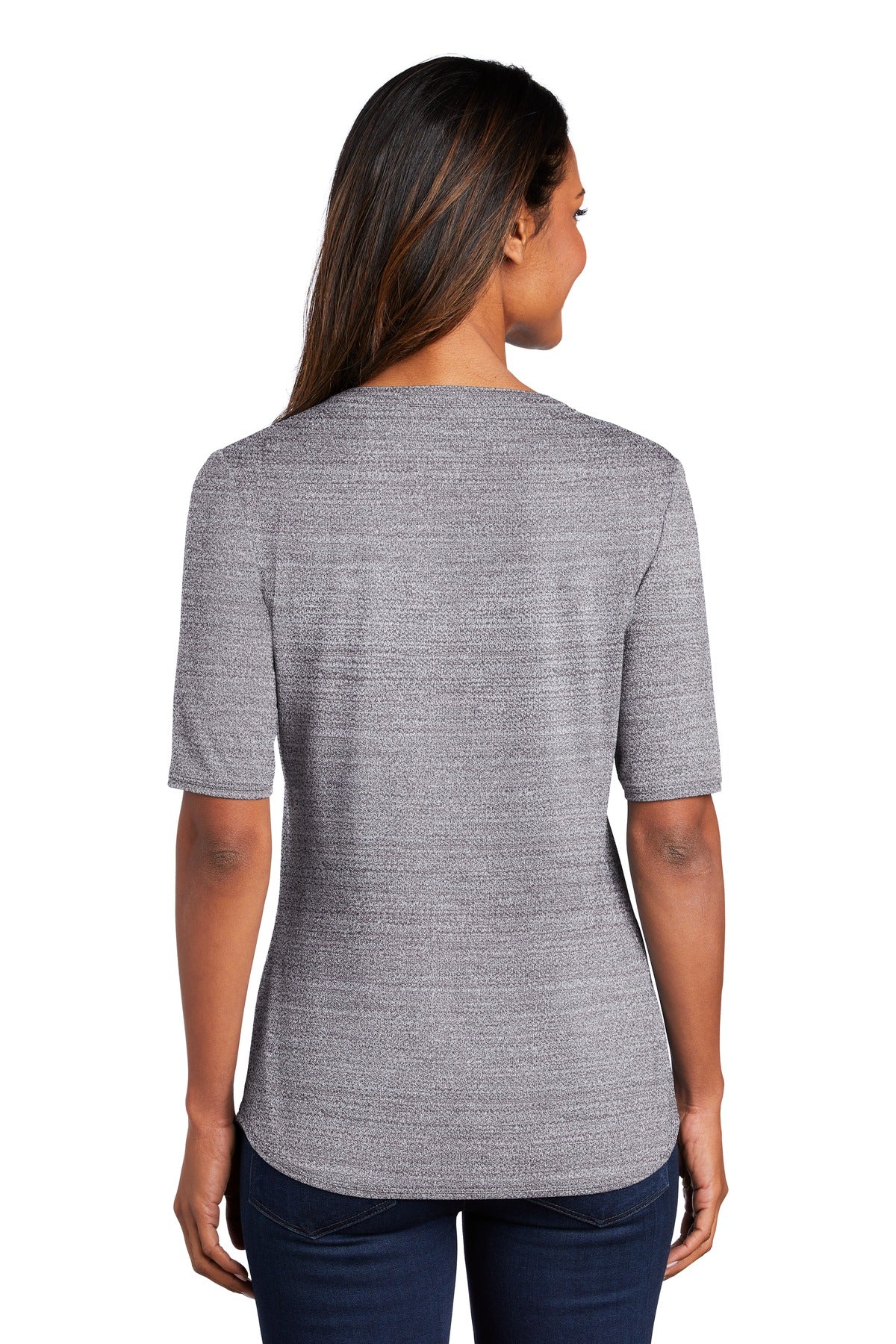 Port Authority® Women's Stretch Heather Open Neck Top