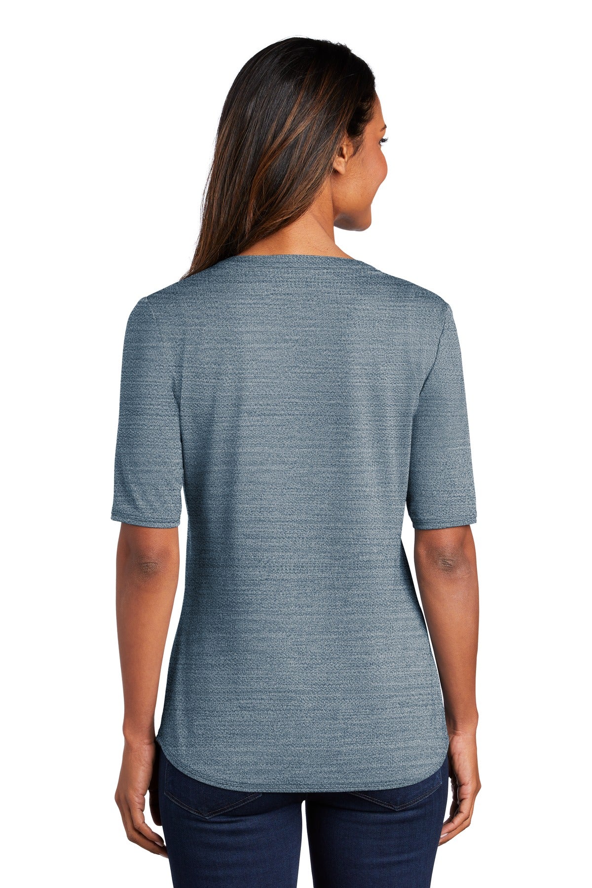 Port Authority® Women's Stretch Heather Open Neck Top