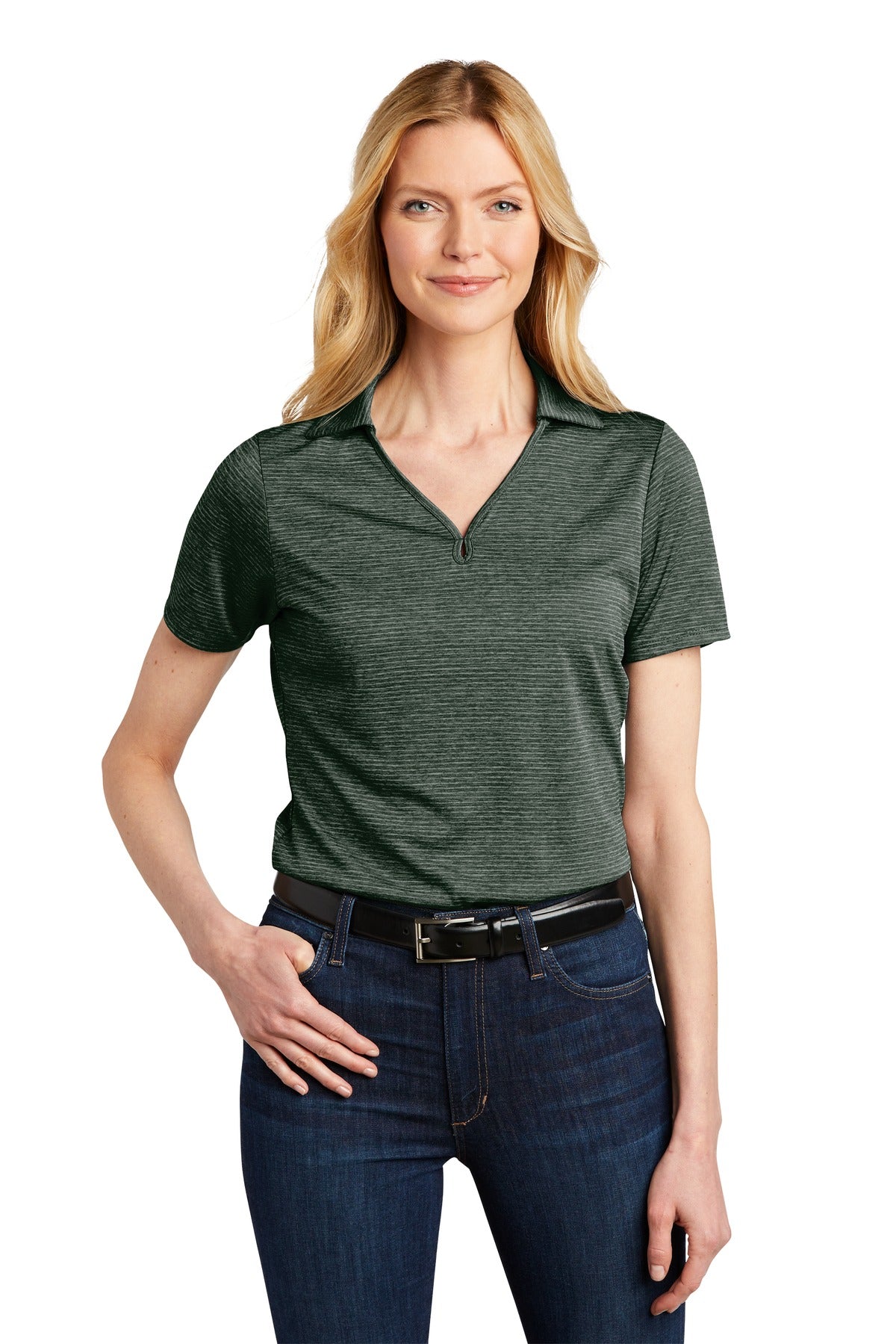 Port Authority® Women's Shadow Stripe Polo