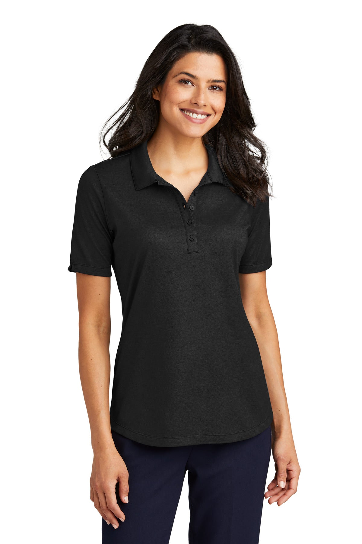 Port Authority® Women's Fine Pique Blend Polo