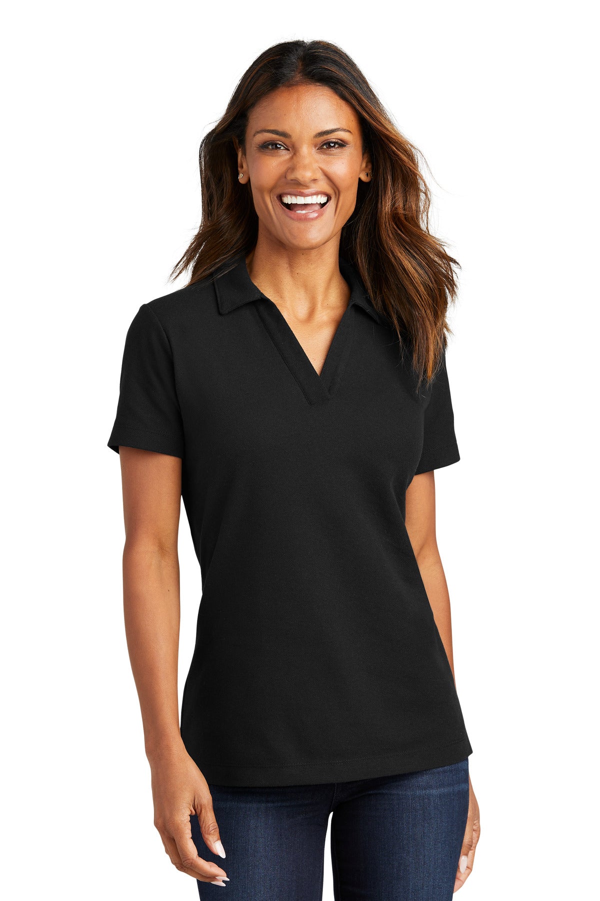 Port Authority® Women's C-FREE® Cotton Blend Pique Polo