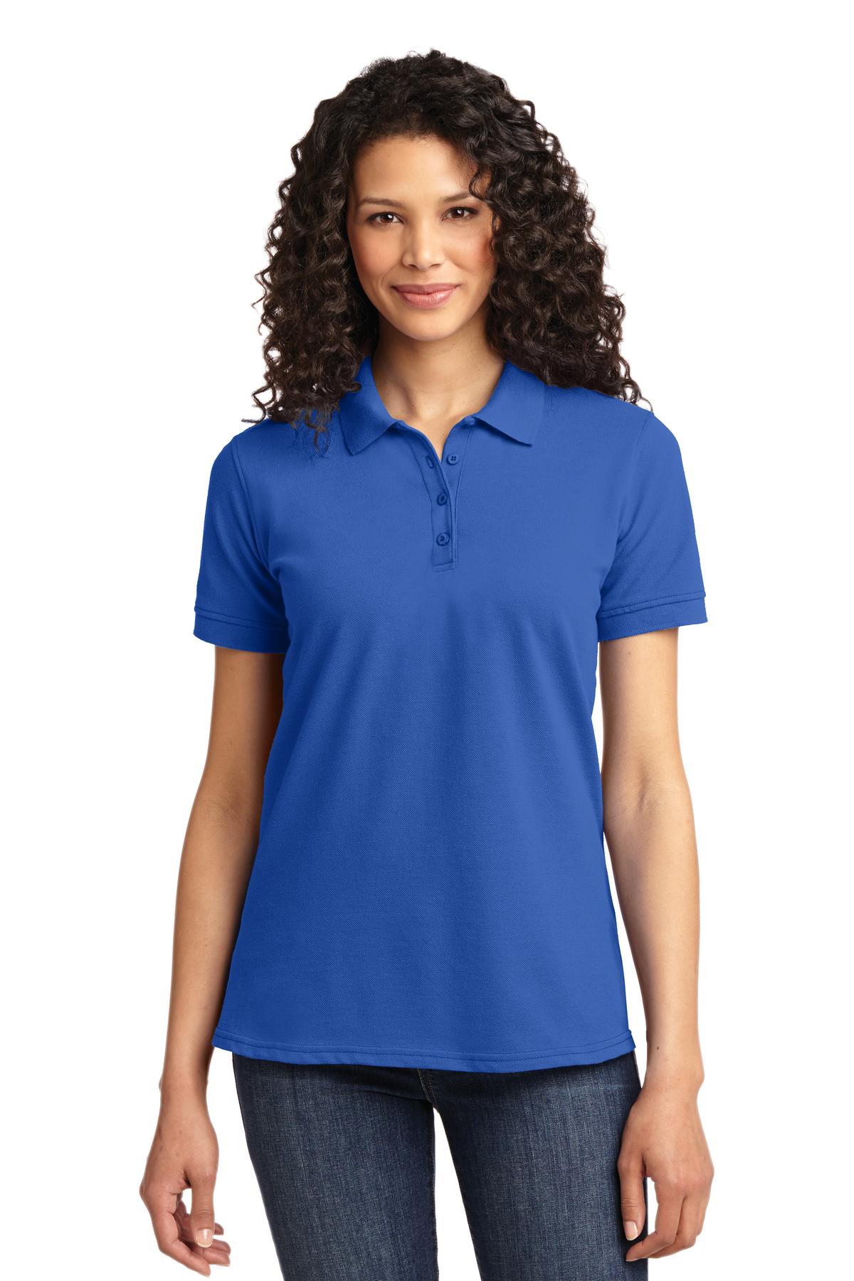 Port & Company® Women's Core Blend Pique Polo