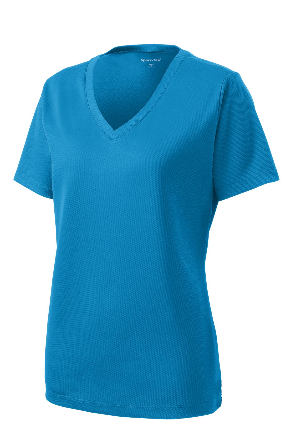 Sport-Tek® Women's PosiCharge® RacerMesh® V-Neck Tee