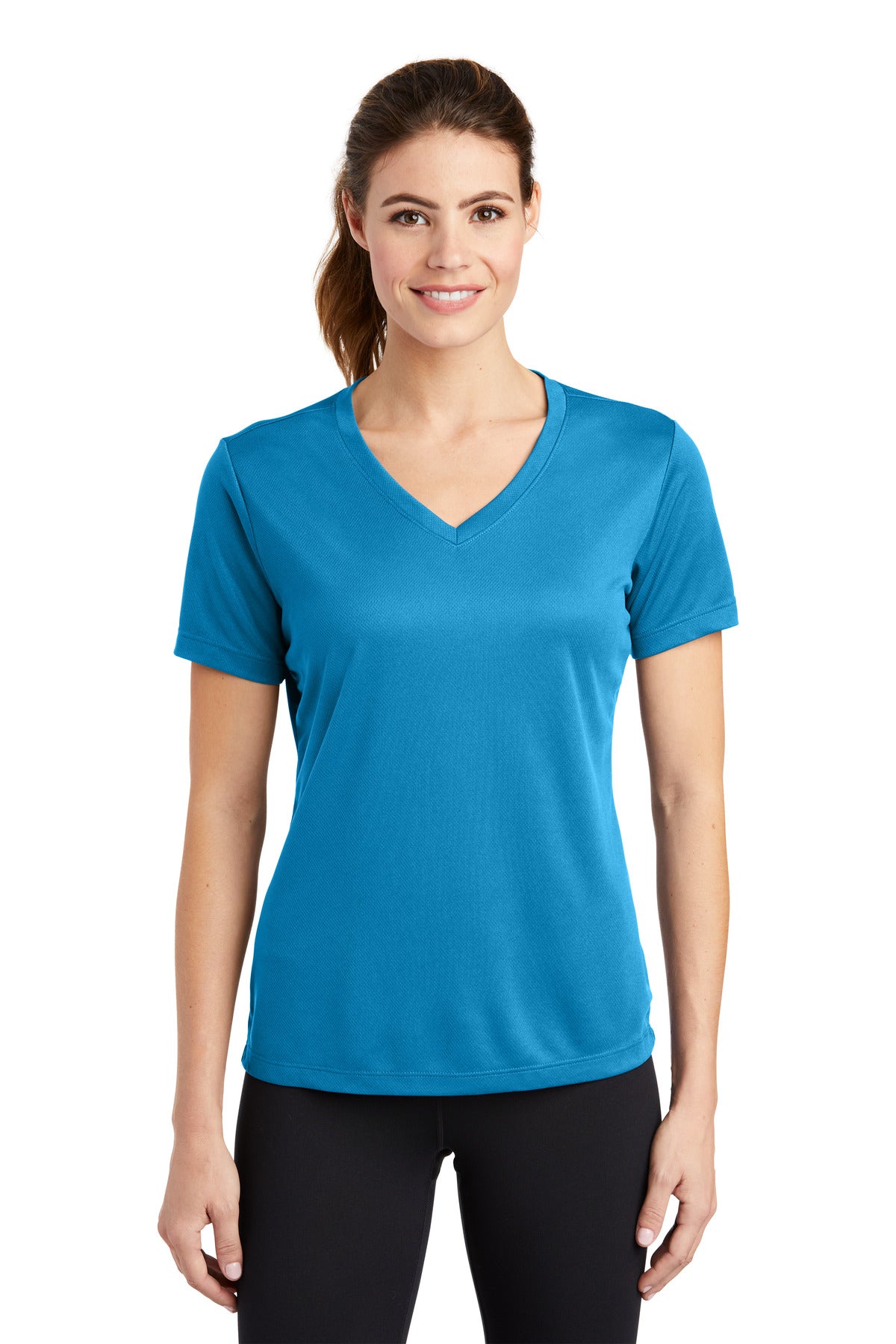 Sport-Tek® Women's PosiCharge® RacerMesh® V-Neck Tee