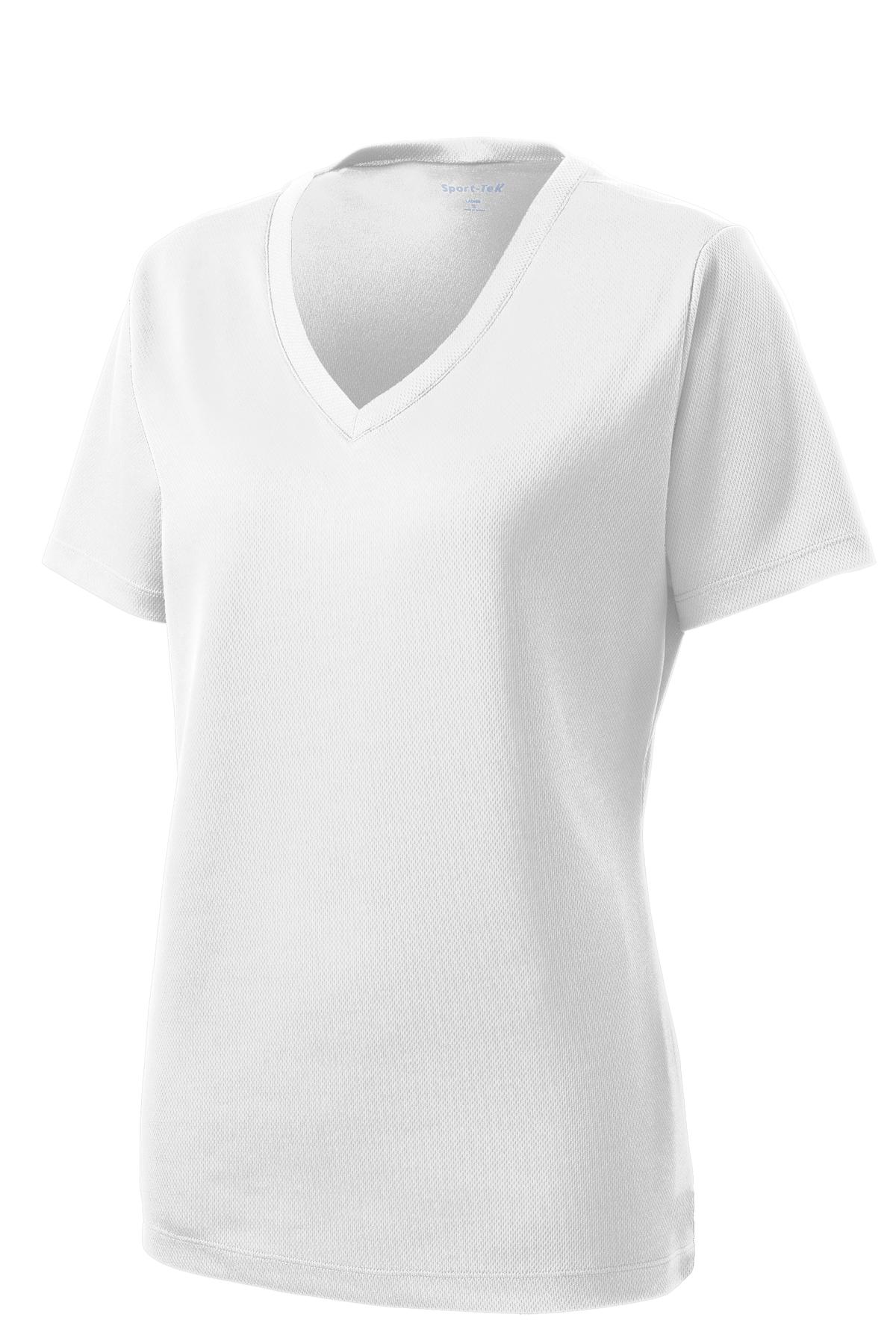 Sport-Tek® Women's PosiCharge® RacerMesh® V-Neck Tee