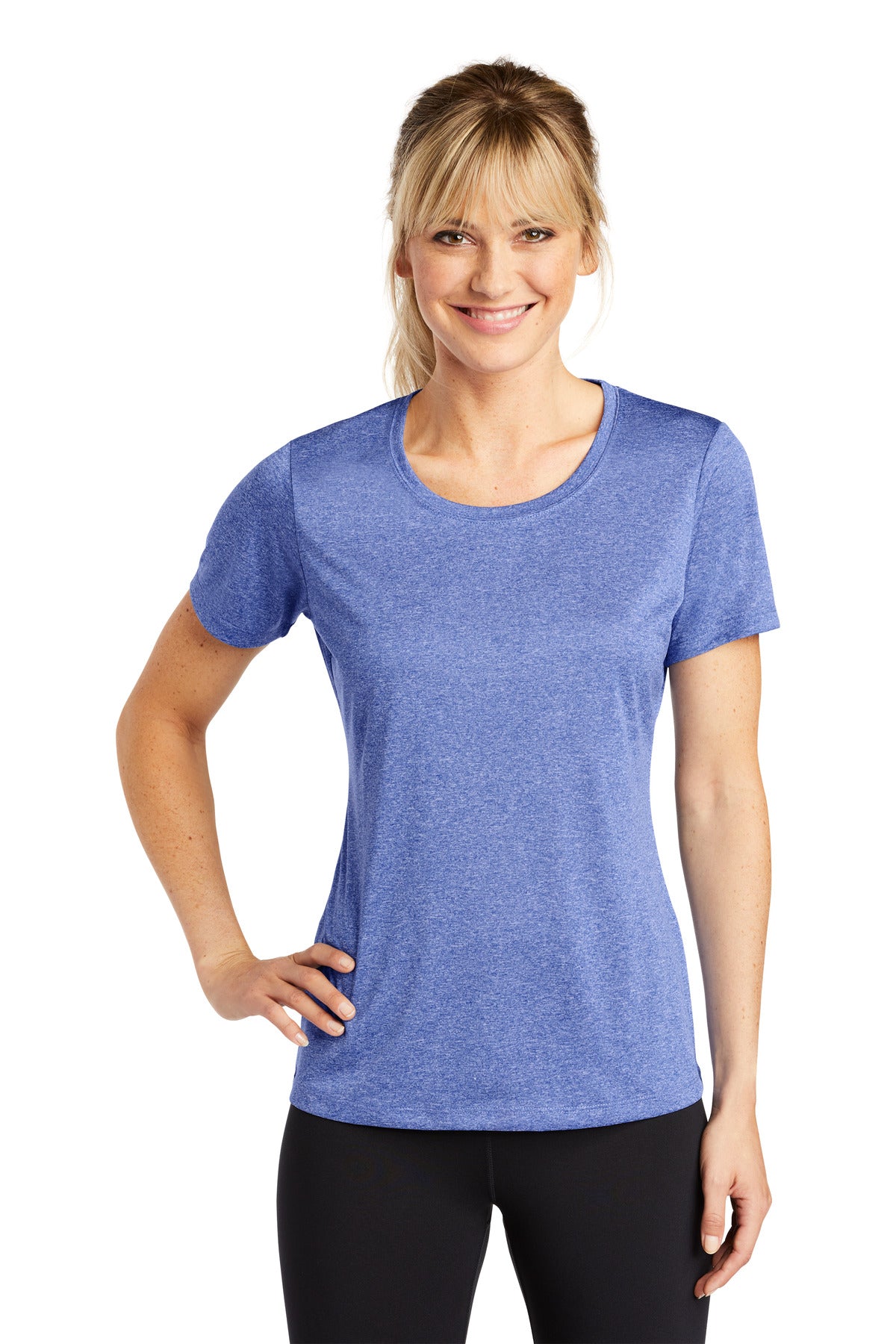 Sport-Tek® Women's Heather Contender Scoop Neck Tee