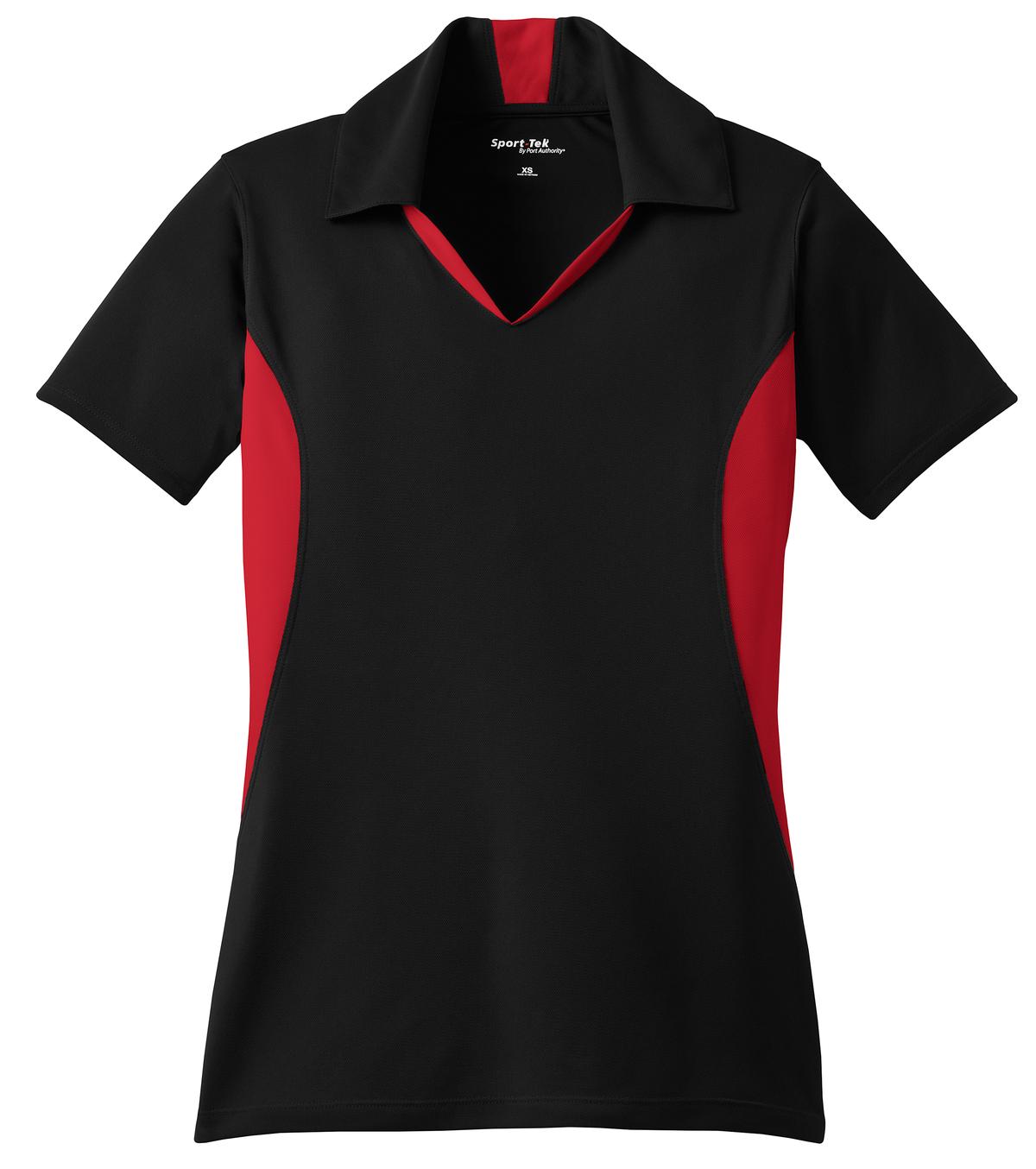 Sport-Tek® Women's Side Blocked Micropique Sport-Wick® Polo