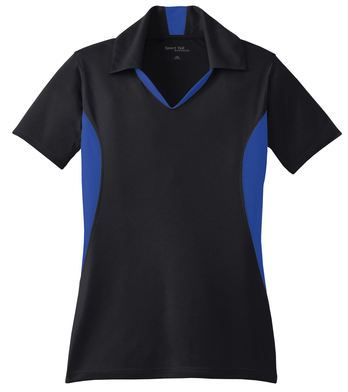 Sport-Tek® Women's Side Blocked Micropique Sport-Wick® Polo